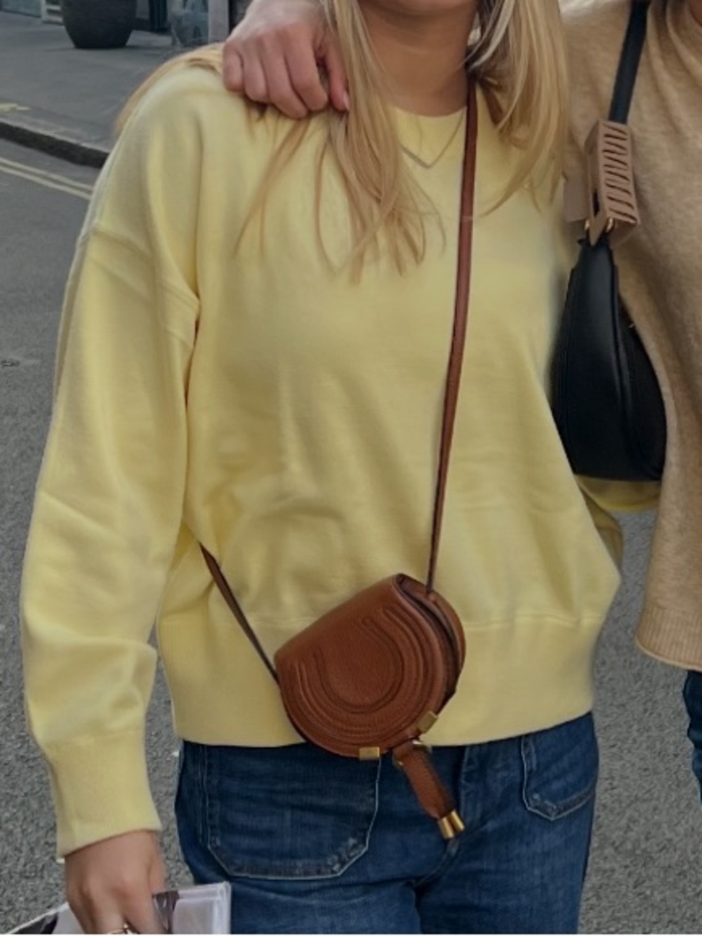 Zara light yellow sweater